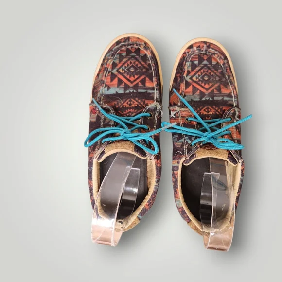 Twisted X Hooey Loper Aztec Womens Size 7.5 M Southwestern Cowgirl Colorful - Picture 12 of 14